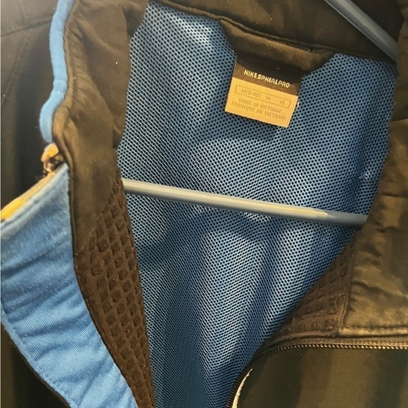 Nike Sphere Pro Vest Lightweight Black Blue Trim Mesh Lining Sz Medium - Picture 7 of 9